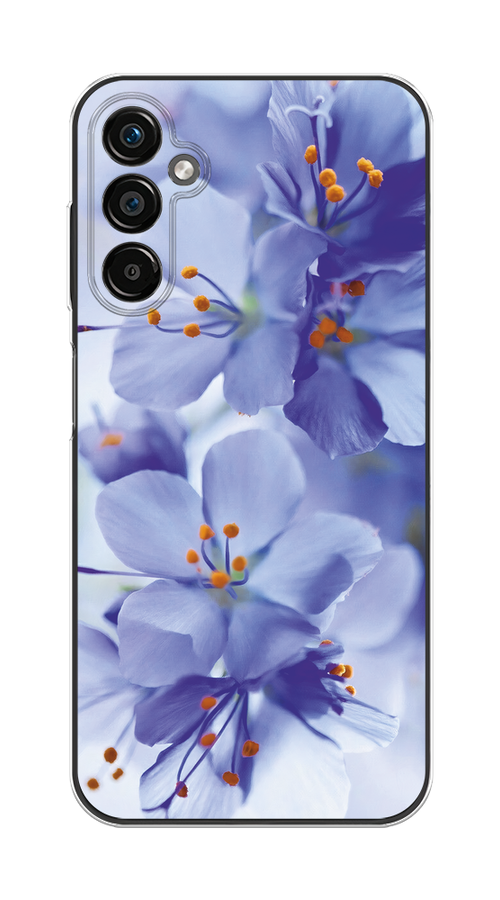 

Чехол на Samsung Galaxy A25 5G "Фиолетовые цветки", Фиолетовый;синий, 2108550-1