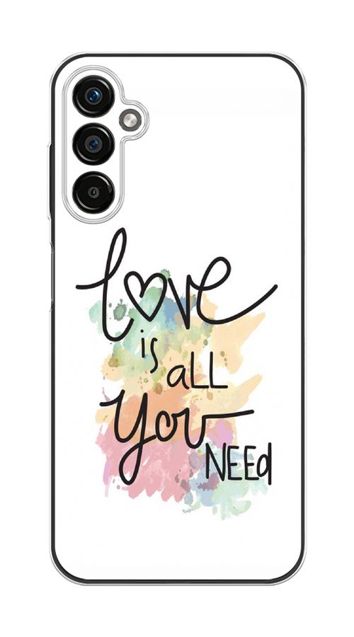 

Чехол на Samsung Galaxy A25 5G "Love is all you need", Белый;черный;зеленый, 2108550-1