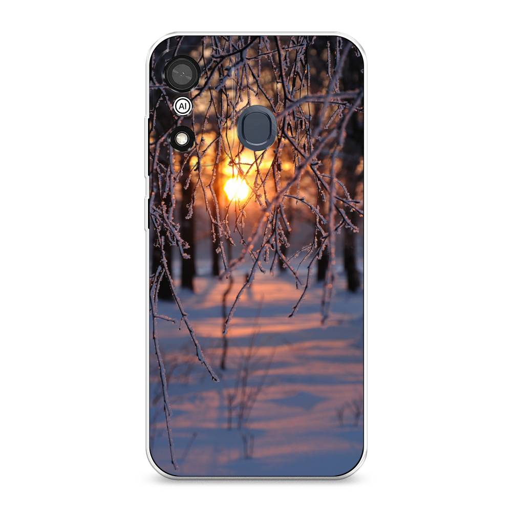 

Чехол на Itel A27 "Зима 7", Оранжевый;розовый;черный, 3200450-2