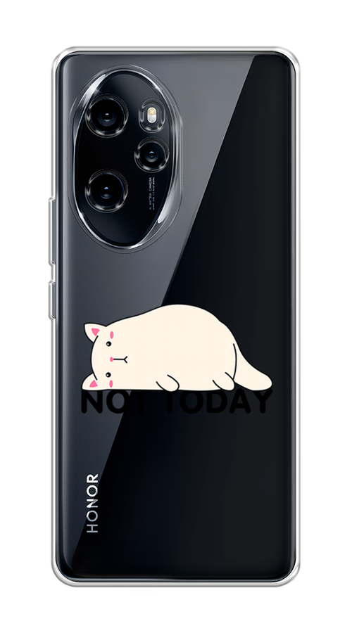 

Чехол на Honor 100 Pro "Cat not today", Белый;розовый;черный, 6122850-1