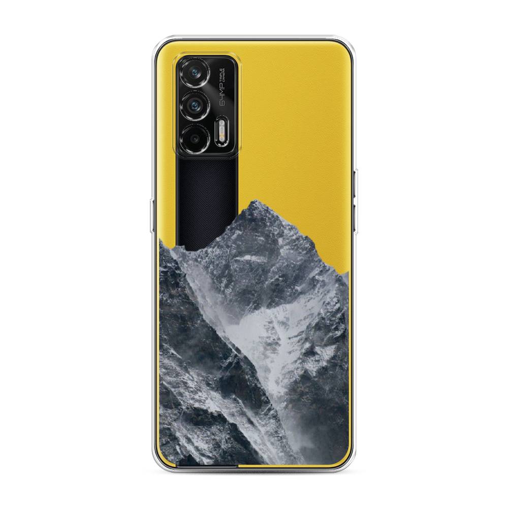

Чехол на Oppo Realme GT "Горы арт 4", Серый;бежевый, 256350-2