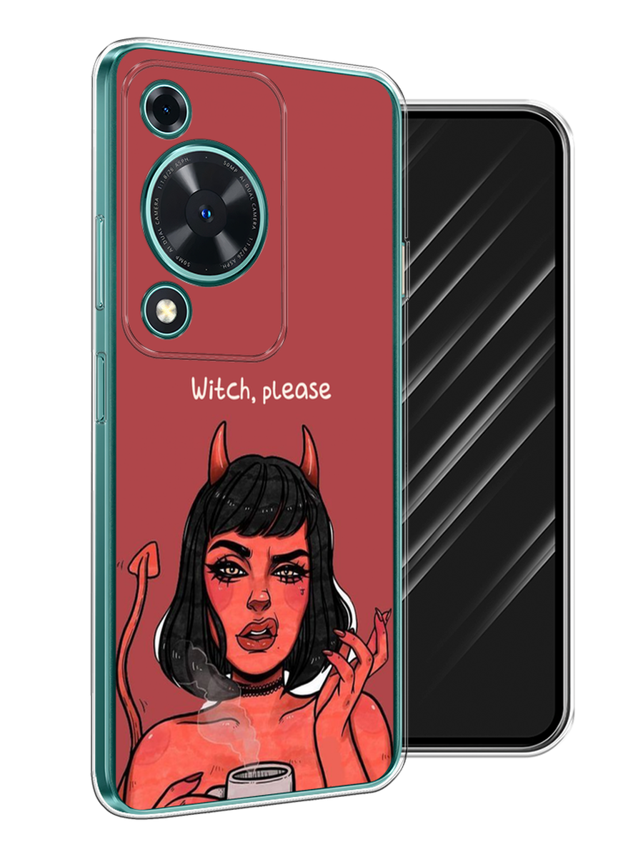 

Чехол Awog на Huawei Nova Y72 "Evil Girl", Бордовый;черный, 6123650-1