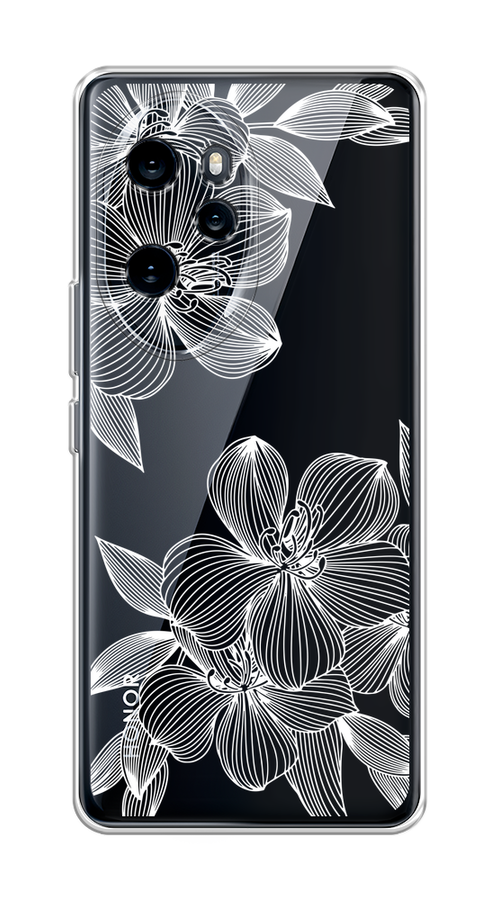 

Чехол на Honor 100 Pro "Крокус", Белый;прозрачный, 6122850-1
