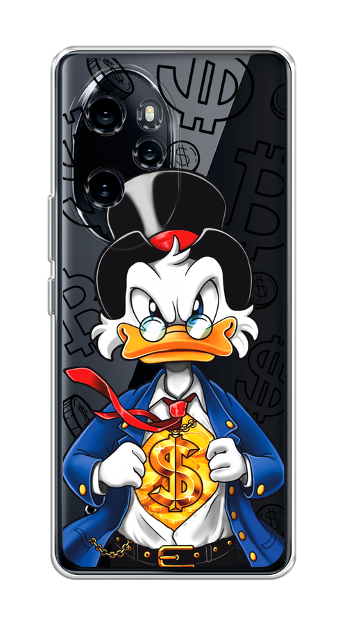 

Чехол на Honor 100 Pro "Scrooge Goldman", Черный;белый;синий, 6122850-1