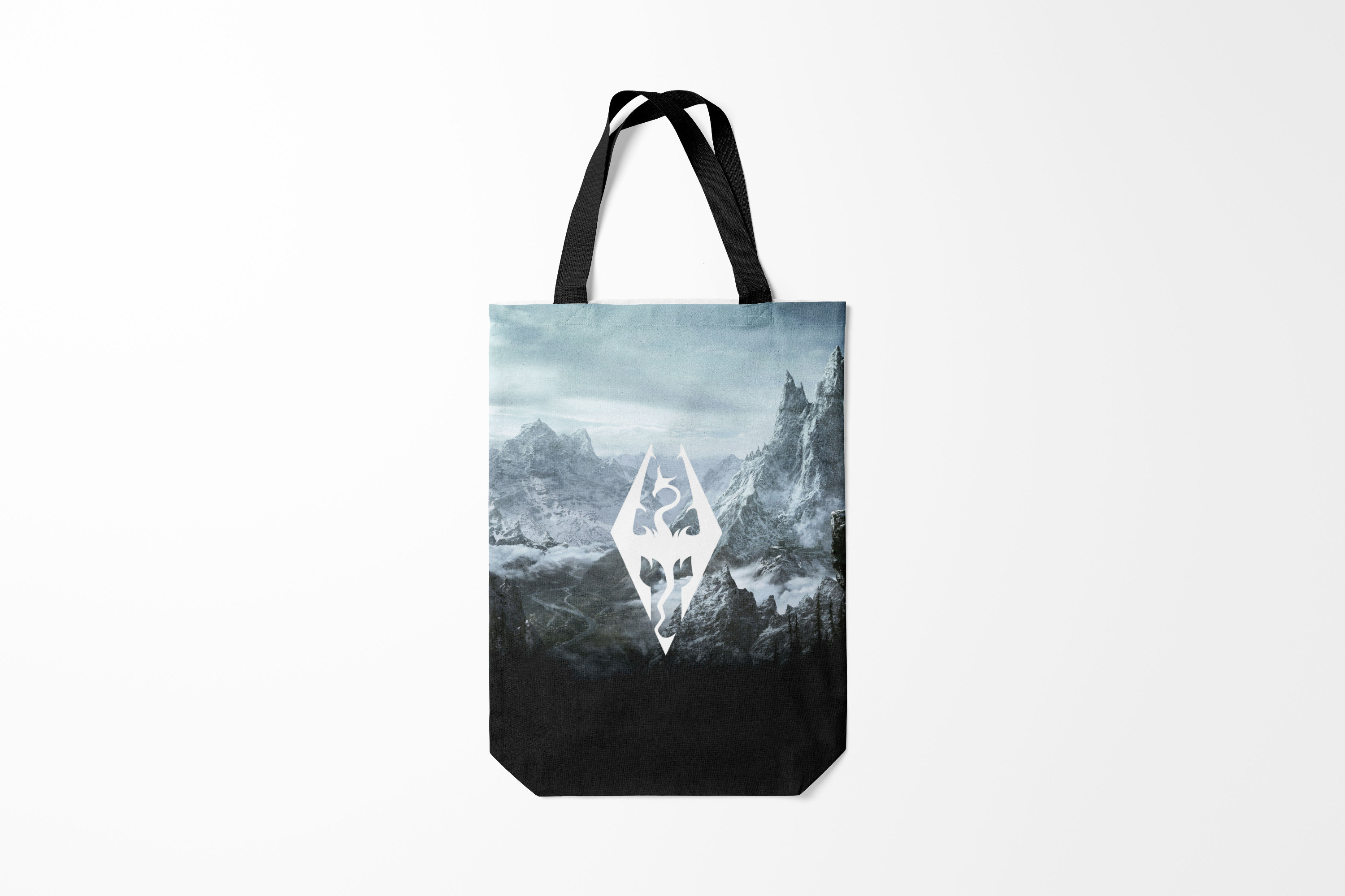 

Сумка шoппер унисекс Burnettie The Elder Scrolls SKYRIM TES 5,, The Elder Scrolls SKYRIM TES 5