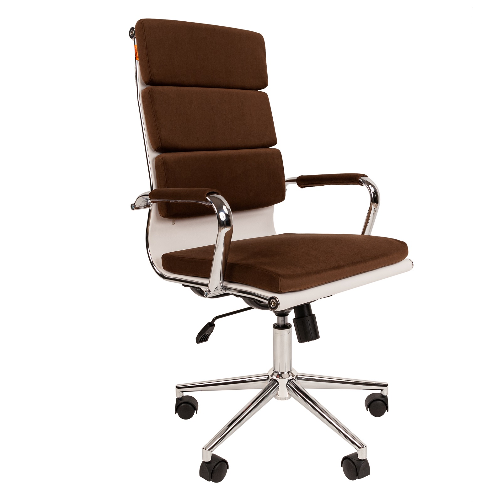 фото Домашнее компьютерное кресло chairman home 750 ткань, коричневый