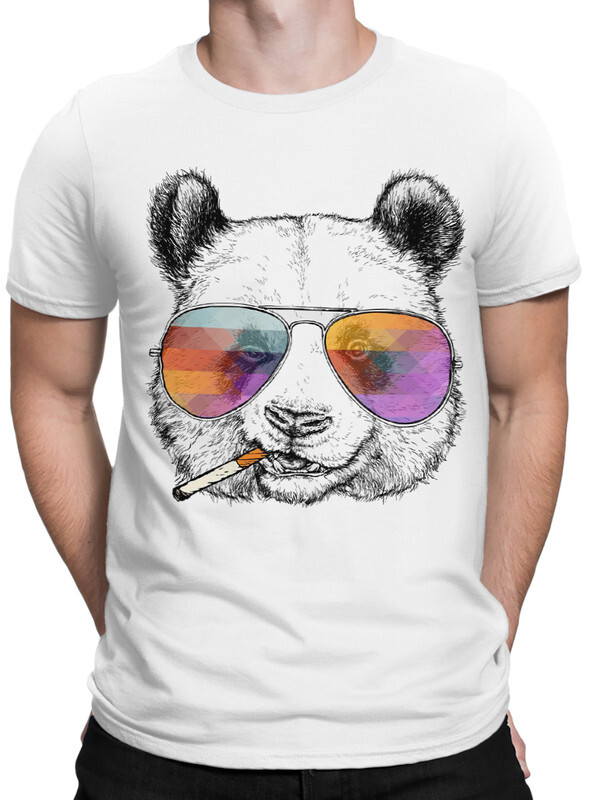

Футболка мужская Dream Shirts Панда в очках PAN-125391-2 белая L, Белый, Панда в очках PAN-125391-2