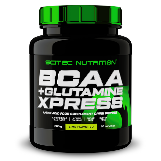 Комплекс аминокислот Scitec Nutrition BCAA+Glutamine Xpress 600 г, лайм
