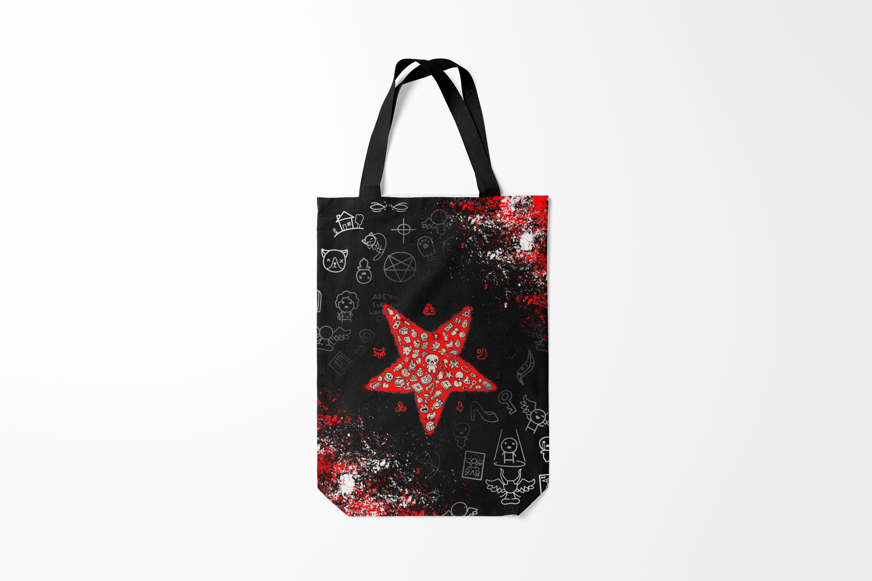 

Сумка шoппер унисекс Burnettie The Binding of Isaac ИСААК,, The Binding of Isaac ИСААК