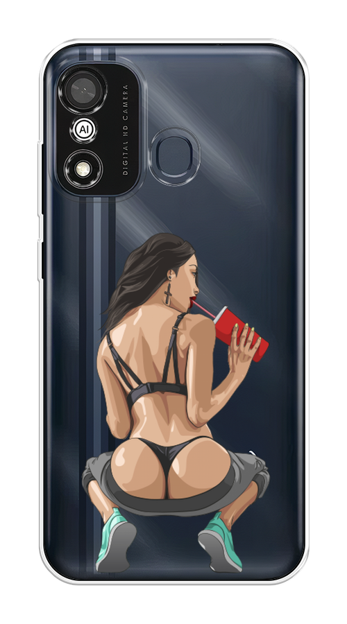 

Чехол на Itel A27 "Сочные булочки", Бежевый;красный;черный, 3200450-6