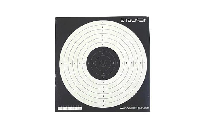 

Мишень Stalker № 17 для пневматики 170x170 мм, 50 штук, Белый;черный