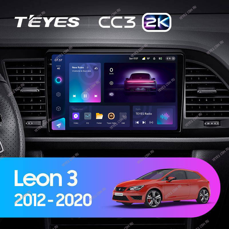 

Штатная магнитола Teyes CC3 2K 4/32 Seat Leon 3 (2012-2020), CC3 2K