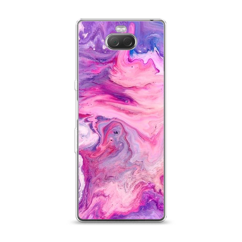 

Чехол на Sony Xperia 10 "Нежно-розовая абстракция", Розовый, 54050-3