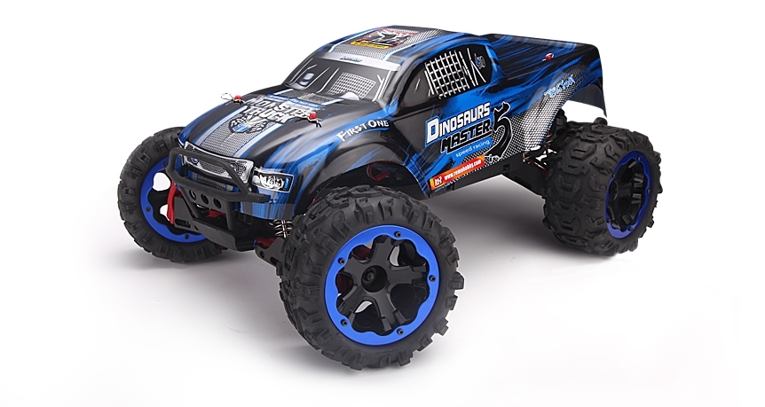 Радиоуправляемый монстр Remo Hobby Dinosaurs Master 5 масштаб 1:8 2.4G - RH8036-BLUE