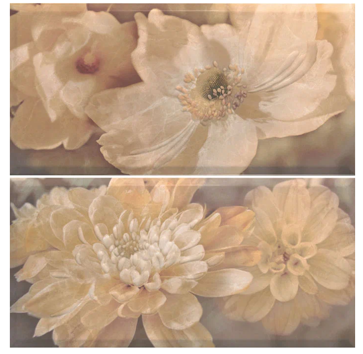 

Magnolia Natural Панно (из 2-х плиток) 60x60