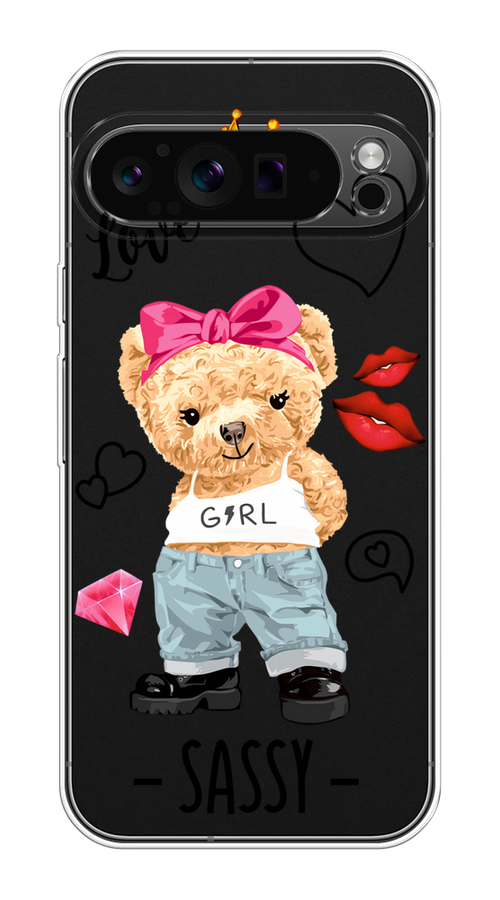 

Чехол на Google Pixel 9 Pro "Sugar Mommy", Голубой;белый;розовый, 272050-1