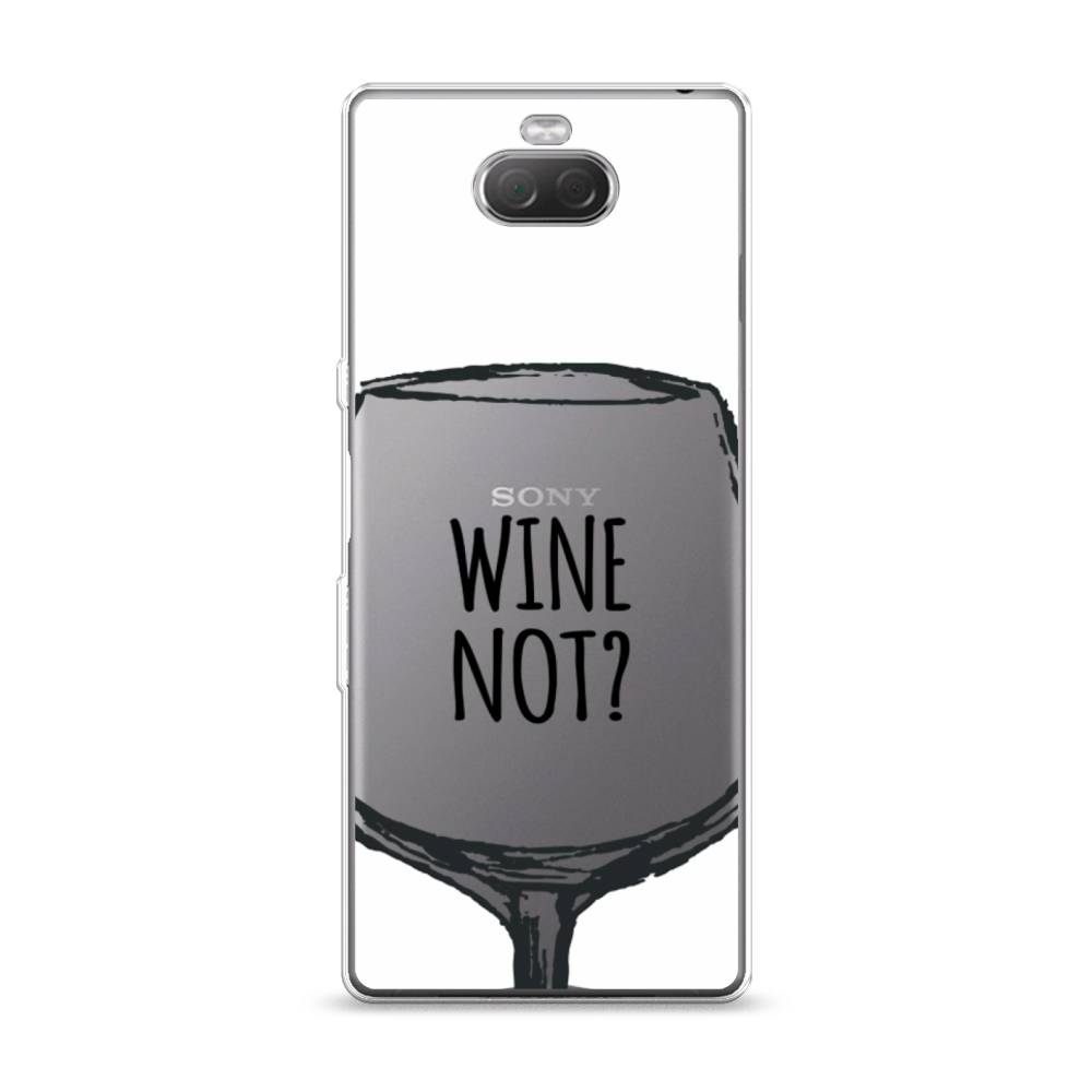 

Чехол на Sony Xperia 10 "Wine not white", Белый, 54050-6