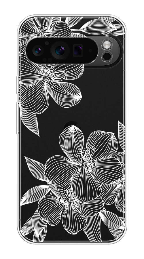 

Чехол на Google Pixel 9 Pro "Крокус", Белый;прозрачный, 272050-1