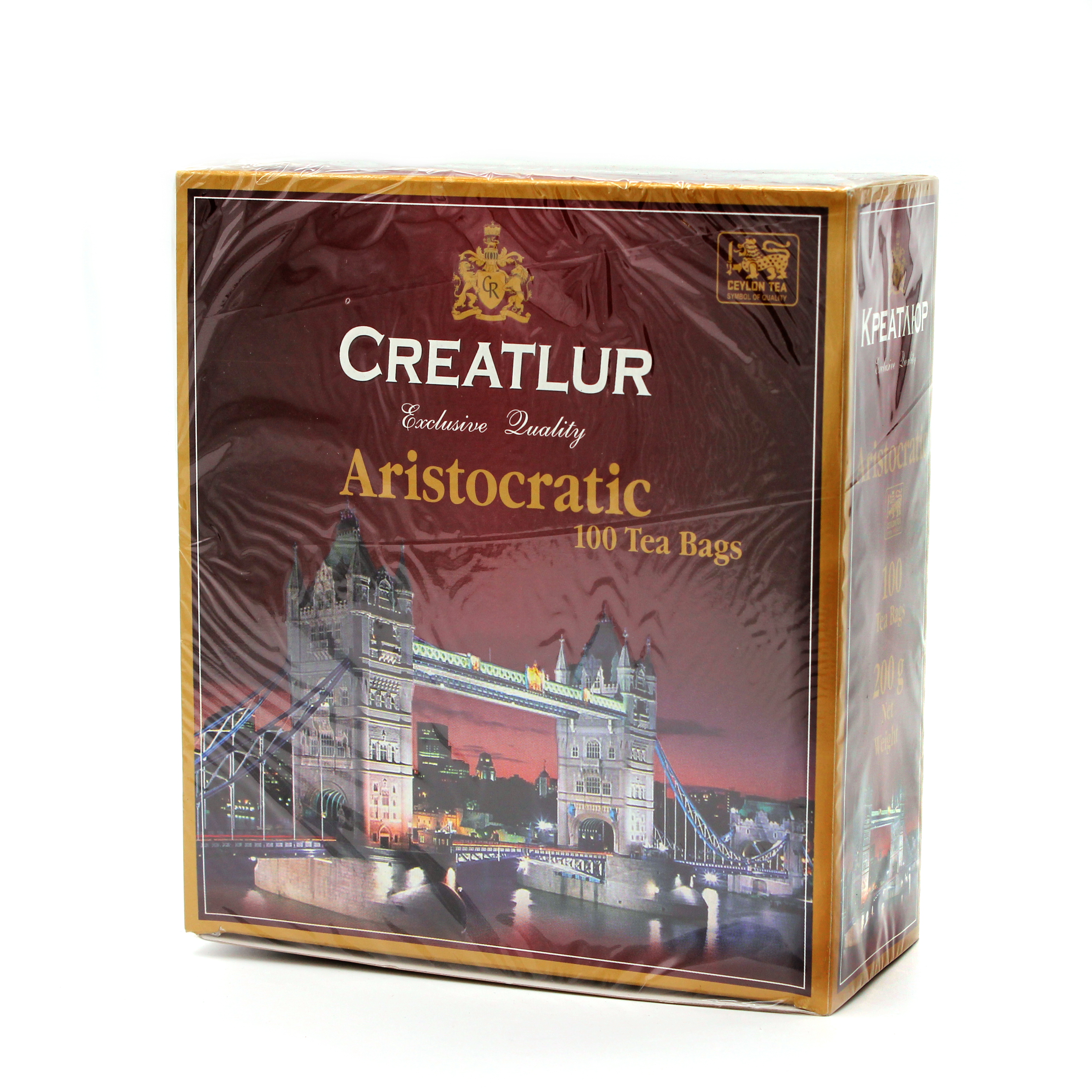 

Чай черный пакетированный Creatlur Aristocratic, 100 пак, CREATLUR