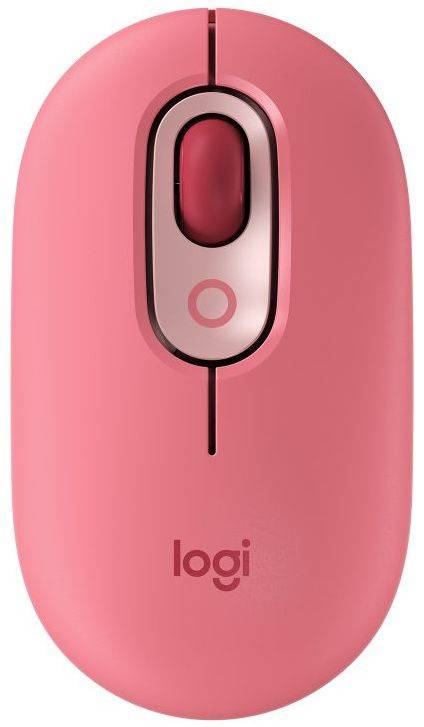 Беспроводная мышь Logitech POP Mouse Pink/Red (910-006548)