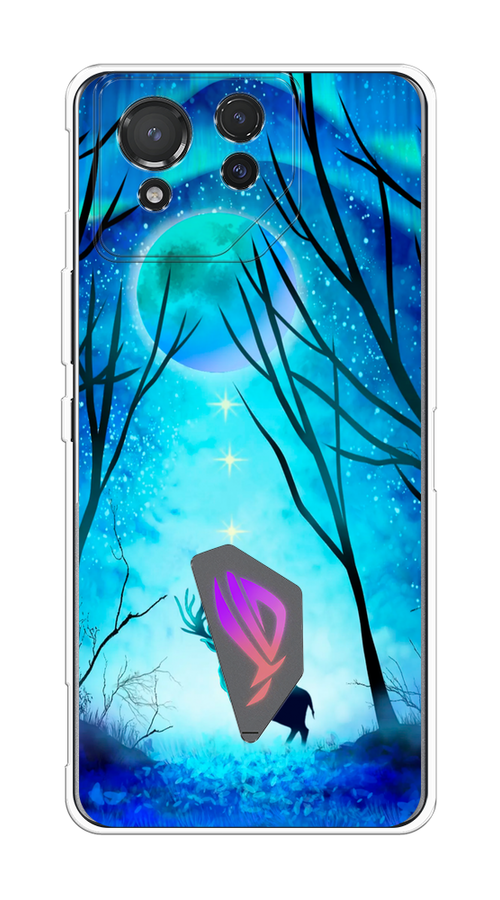 

Чехол на Asus ROG Phone 8 "Олень северное сияние", Синий;черный;голубой, 45150-1