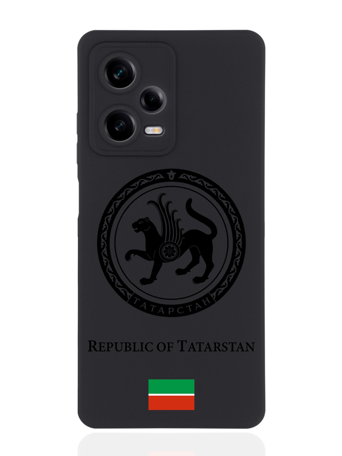 

Чехол SignumCase для Xiaomi Redmi Note 12 Pro Черный лаковый Герб Татарстана черный