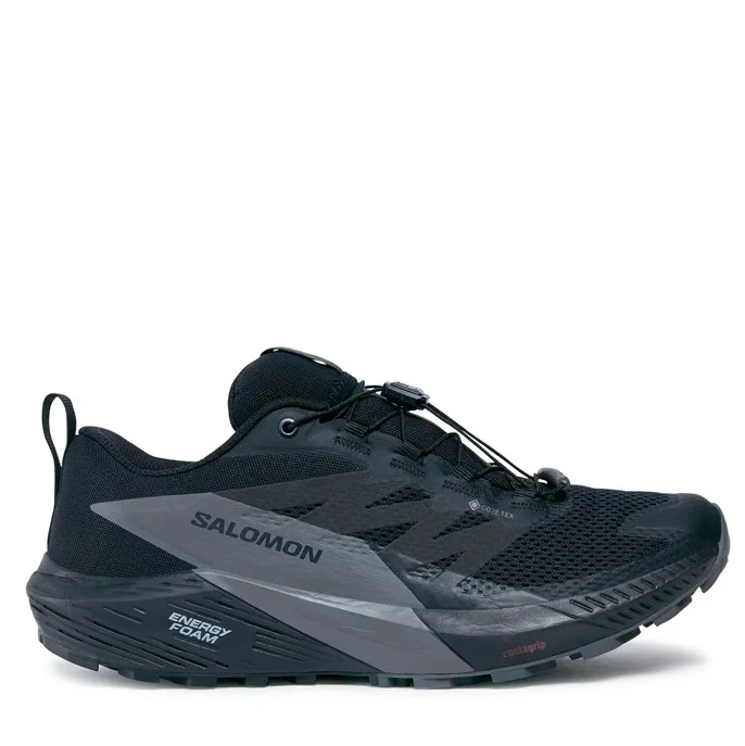 

Кроссовки мужские Salomon Sense Ride 5 Gore-Tex черные 42 EU, Черный, Sense Ride 5 Gore-Tex