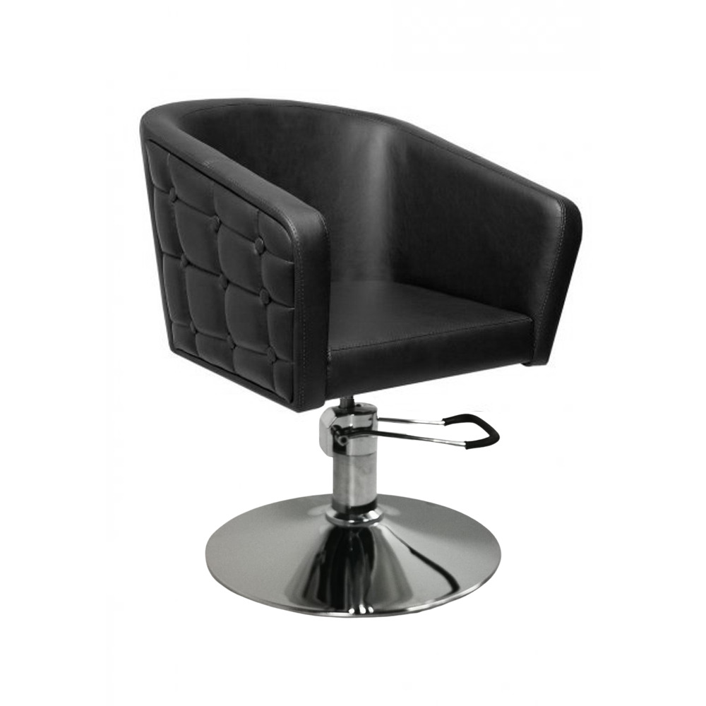 Парикмахерское кресло SunISpa Моно, черный, гидравлика диск