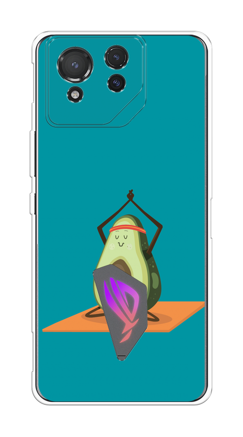 

Чехол на Asus ROG Phone 8 "Расслабься с авокадо", Бирюзовый, 45150-1