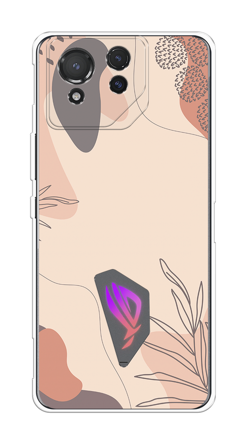 

Чехол на Asus ROG Phone 8 "Нюдовые тона", Коричневый;серый, 45150-1