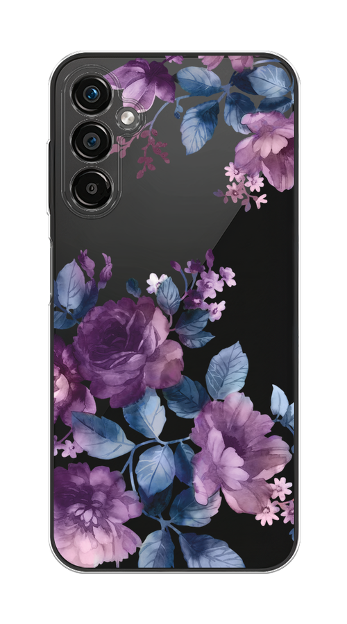 

Чехол на Samsung Galaxy A25 5G "Purple Blossoms", Синий;фиолетовый, 2108550-1