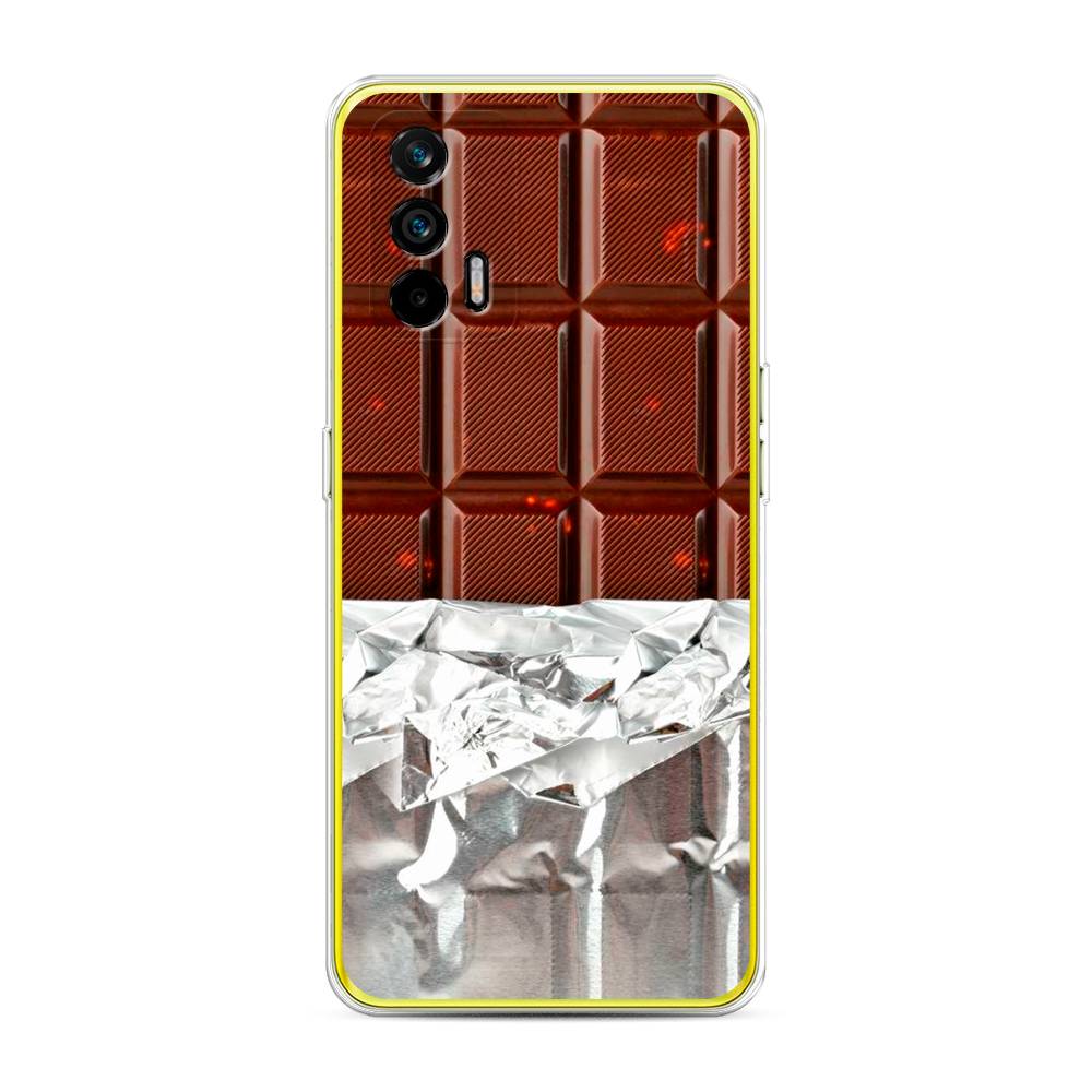 

Чехол на Oppo Realme Q3 Pro "Шоколад в обертке", Коричневый, 256550-6