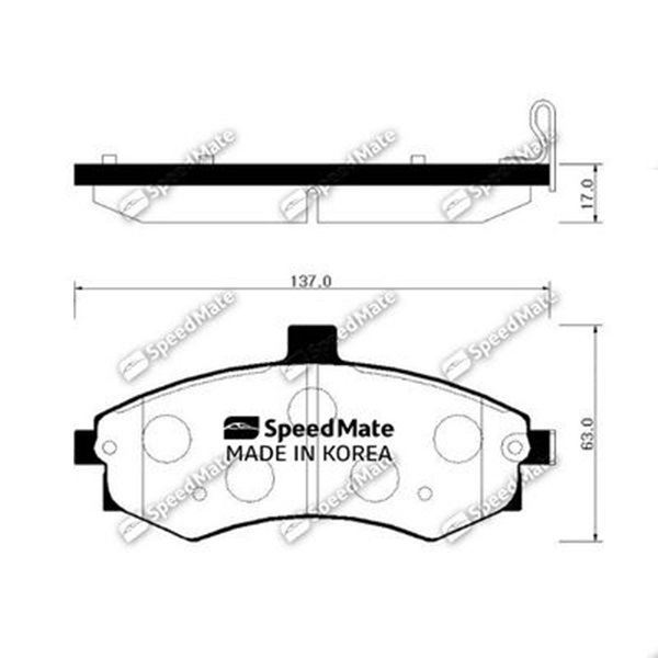 

Колодки HYUNDAI ELANTRA (XD)(-2006) SM-BPH025