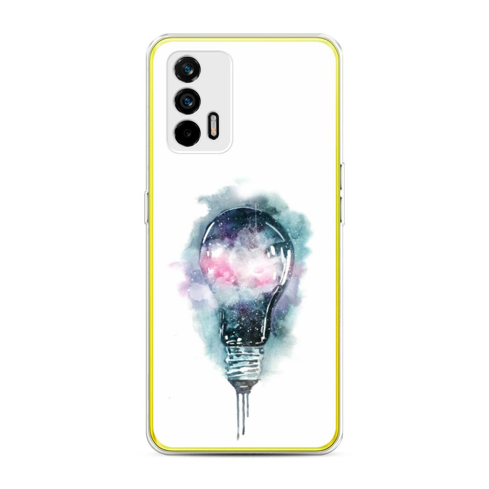 

Чехол на Oppo Realme Q3 Pro "Волшебная лампа", Белый;серый, 256550-4