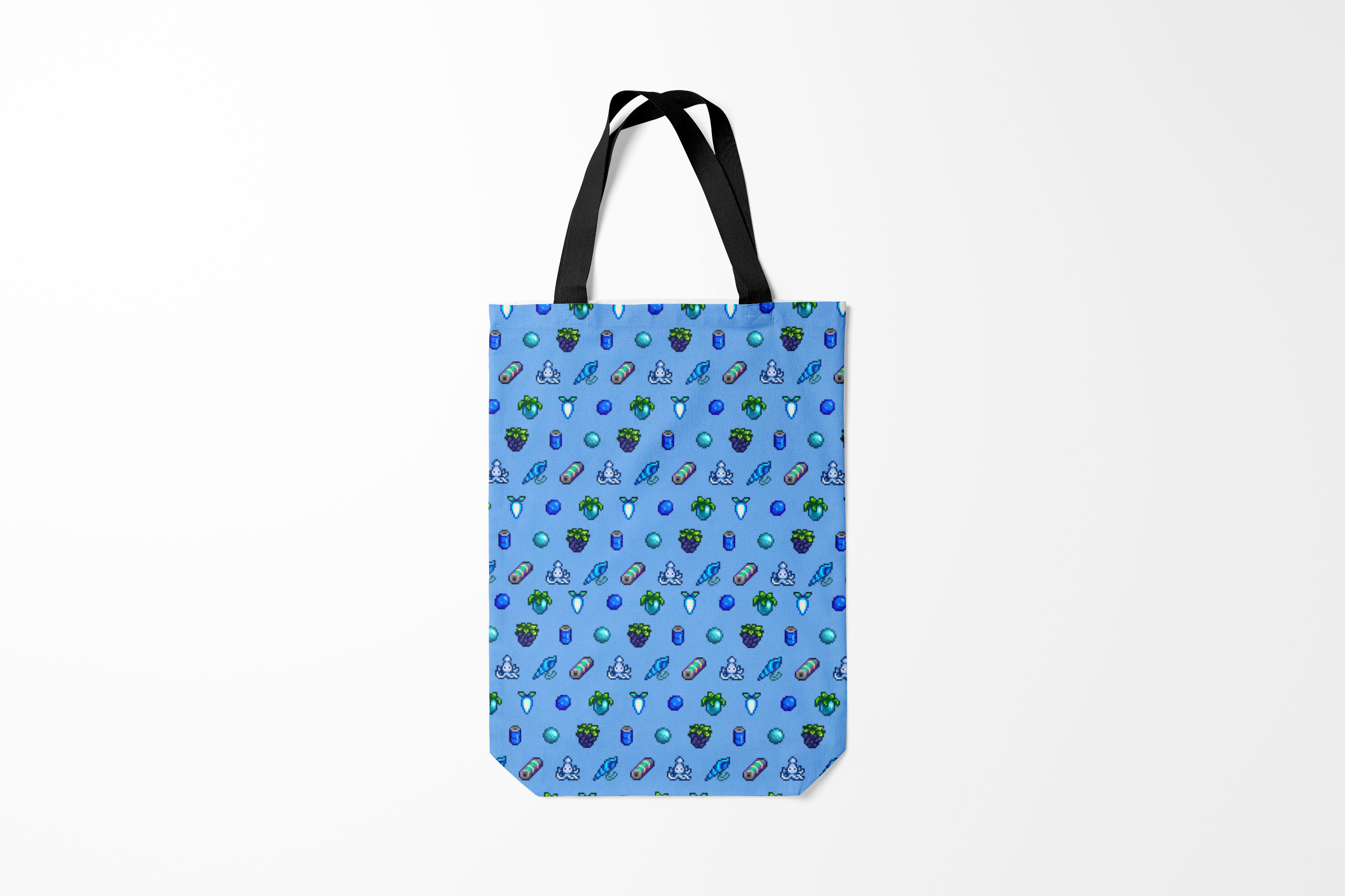 

Сумка шoппер унисекс Burnettie Stardew Valley valley. Pattern,, Stardew Valley valley. Pattern
