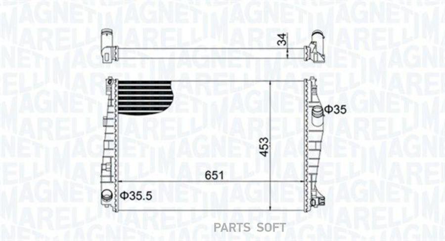 

Радиатор Ar 159 (Все Объемы) MAGNETI MARELLI арт. 350213152000