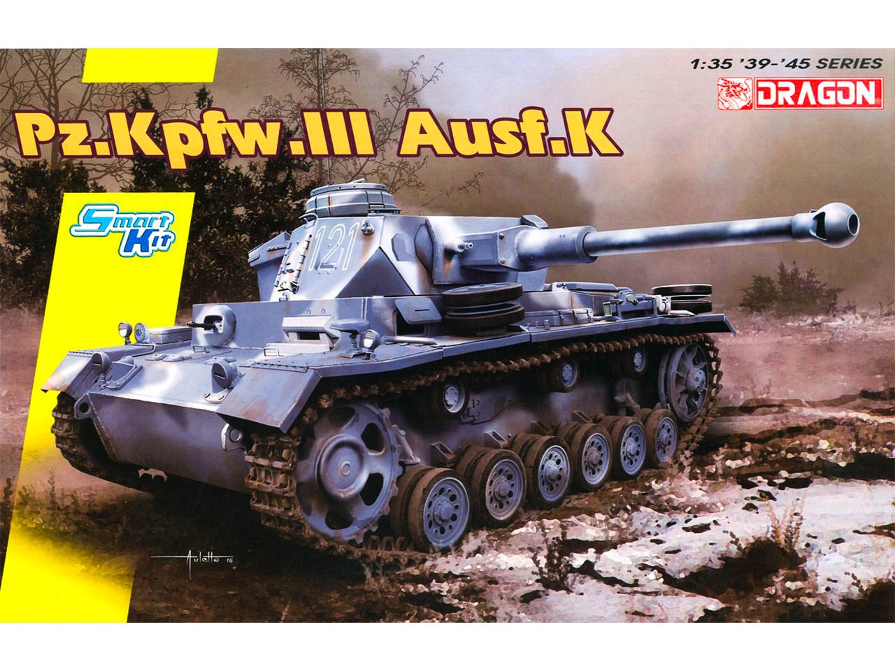 

6394Д Немецкий средний танк Pz.Kpfw.III Ausf.J 2 IN 1 SMART KIT