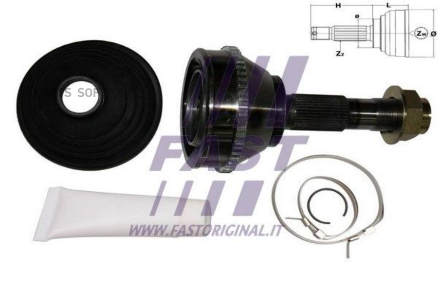 Fast Ft25026K Шрус Fiat Ducato 94 Внеш 18Q Chass.5235557