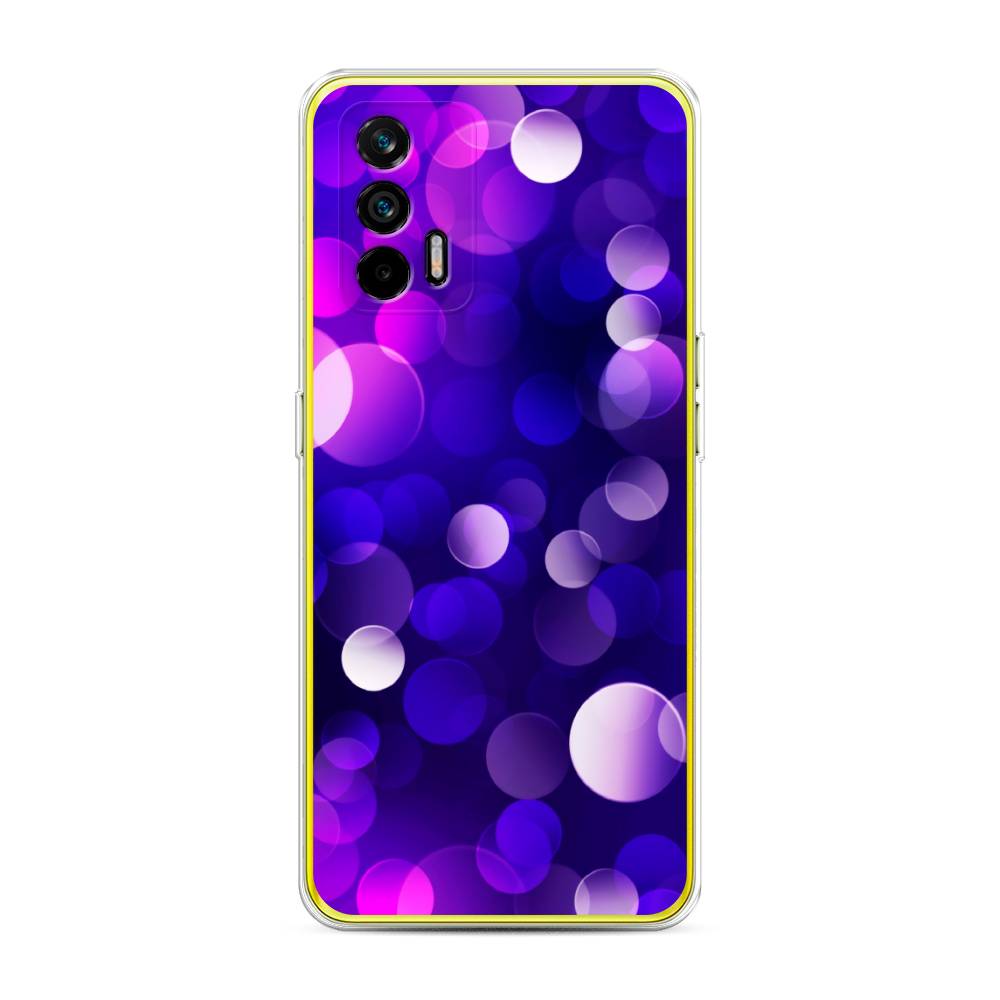 

Чехол на Oppo Realme Q3 Pro "Абстракция 27", Фиолетовый, 256550-3