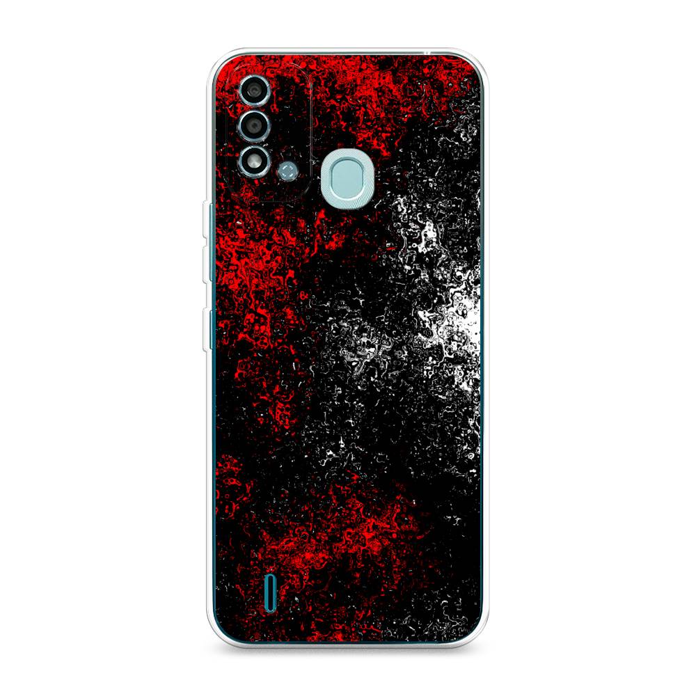 

Чехол на Itel Vision 2S "Монотипия", Красный;черный;белый, 3200650-3