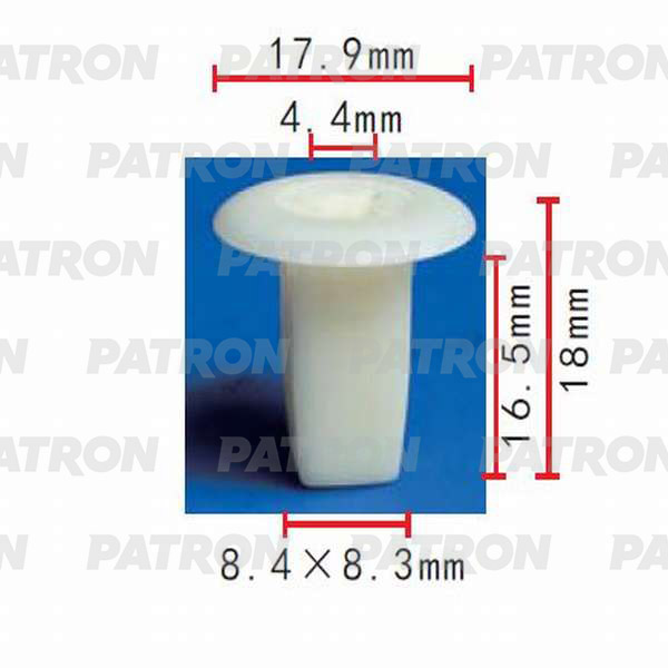 

Клипса Пластмассовая PATRON p370479