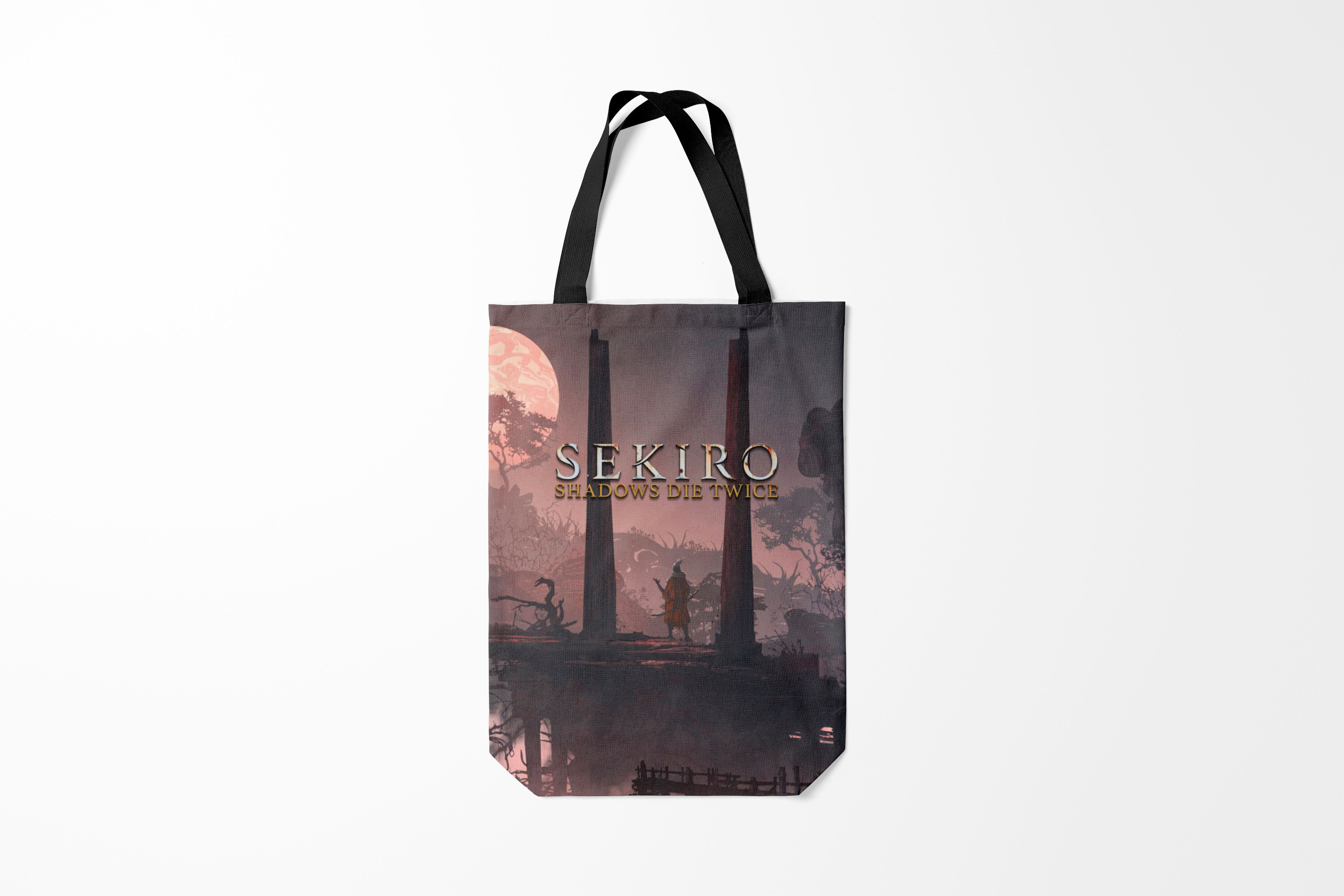 

Сумка шoппер унисекс Burnettie Sekiro shadow die twice Shadows,, Sekiro shadow die twice Shadows