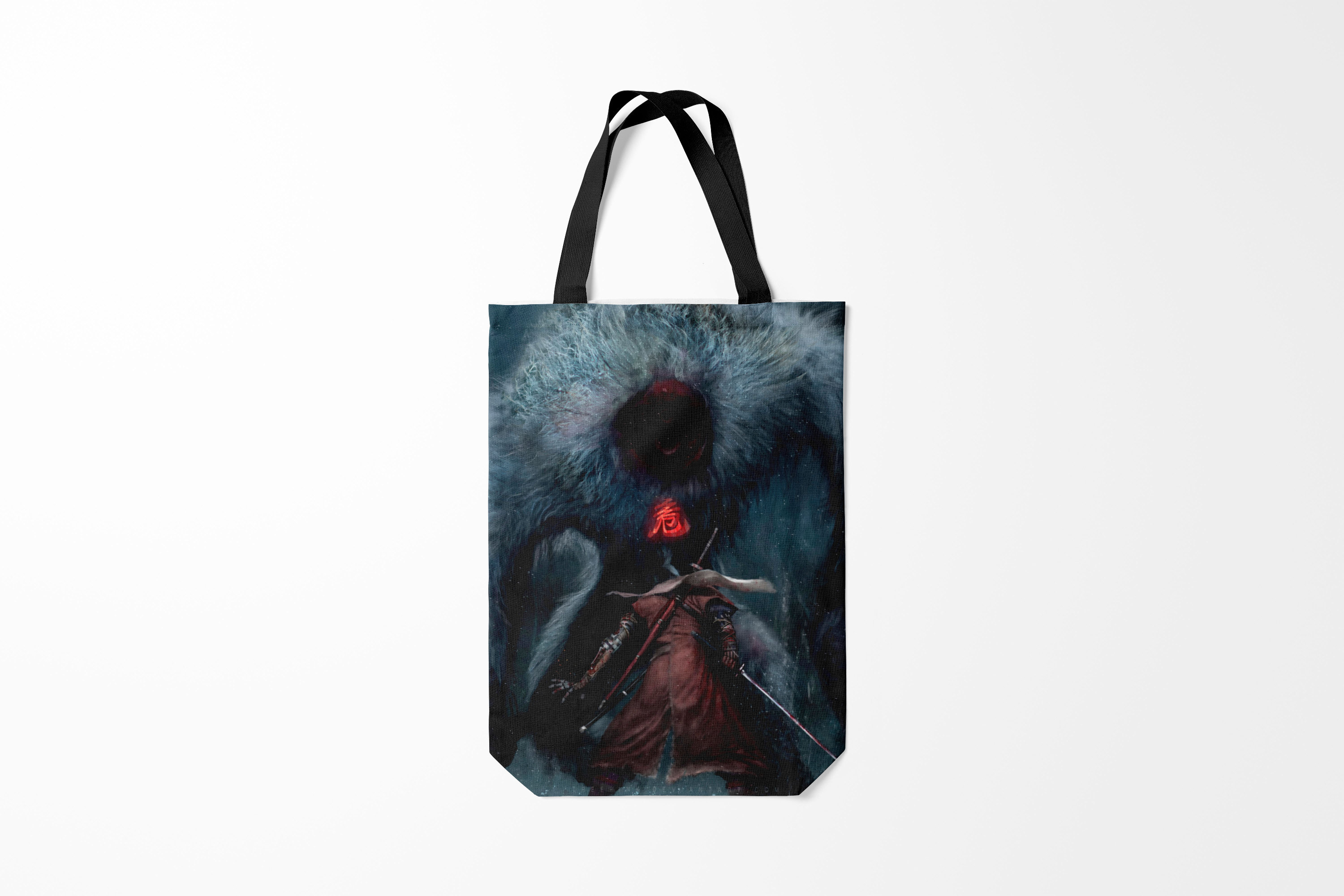 

Сумка шoппер унисекс Burnettie Sekiro shadow die twice Death,, Sekiro shadow die twice Death