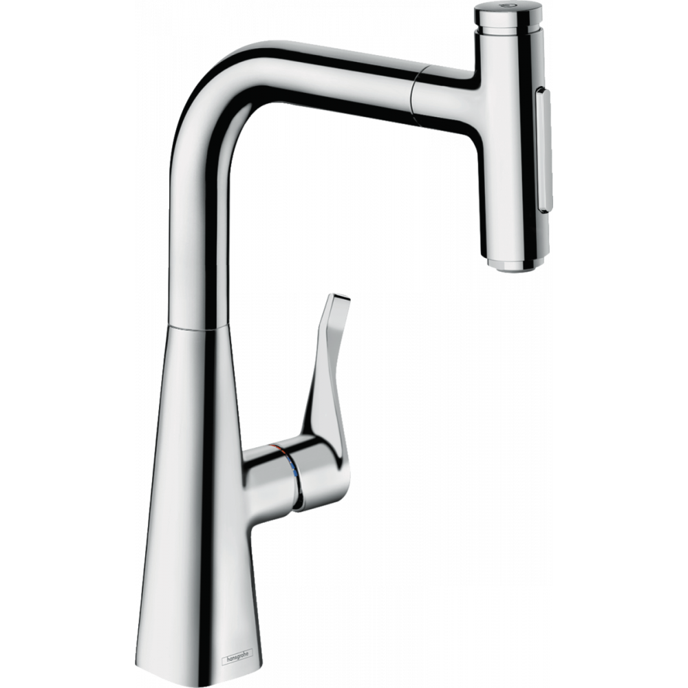 фото Смеситель для кухни hansgrohe metris select хром 73817000