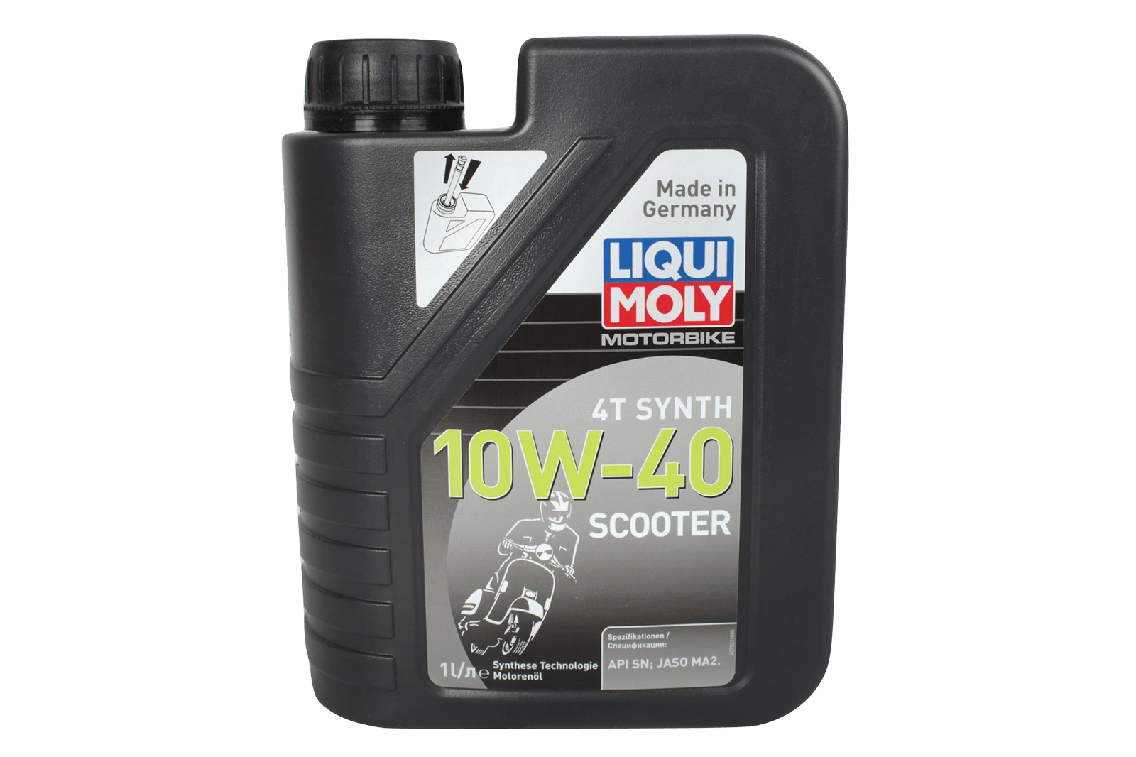 LIQUI MOLY Scooter Motoroil Synth 4T 10W-40 1л