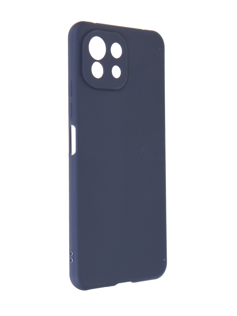 фото Чехол neypo для xiaomi mi 11 lite soft matte silicone dark blue nst22556