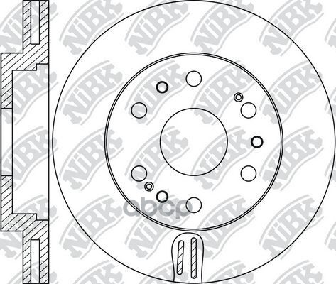 

Диск тормозной NiBK rn1678
