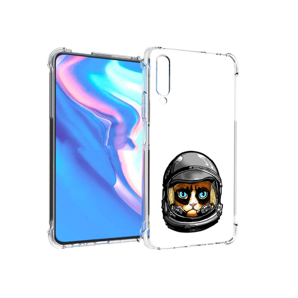 

Чехол MyPads Tocco для Honor 9X Pro кот космонавт, Прозрачный, Tocco