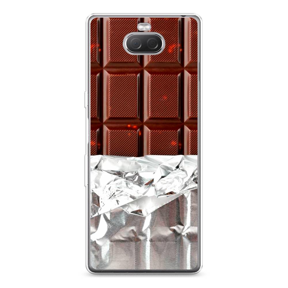 

Чехол на Sony Xperia 10 Plus "Шоколад в обертке", Коричневый, 54150-6