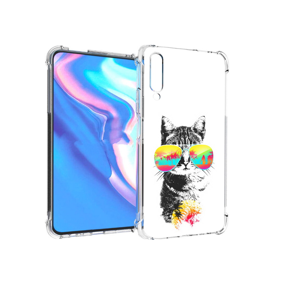 

Чехол MyPads Tocco для Honor 9X Pro крутой кот, Прозрачный, Tocco